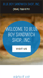 Mobile Screenshot of blueboysandwiches.com